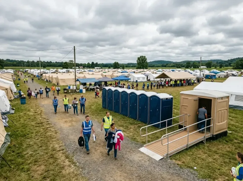 disaster-relief-camp-restrooms-010 — frequently asked questions, Dumpster & Portable Bathrooms Rental in Lake Nacimiento, CA
